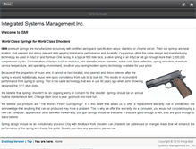 Tablet Screenshot of ismi-gunsprings.com